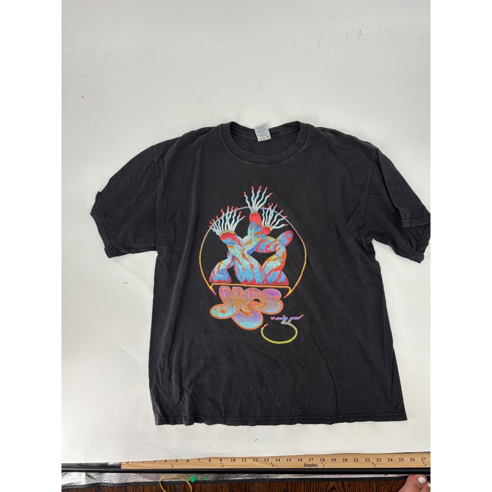 Vintage Yes 2004 35th Anniversary World Tour Shirt Roger Dean Art Black XL - Picture 2 of 6